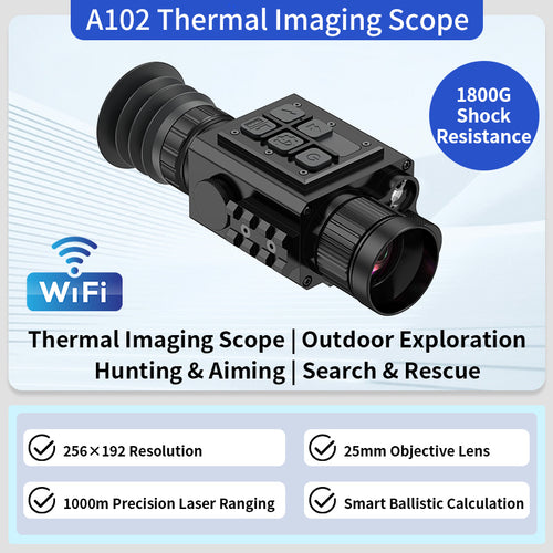A102/A103 Thermal Imaging Scope | Day & Night Use, IP67 for Search & Rescue