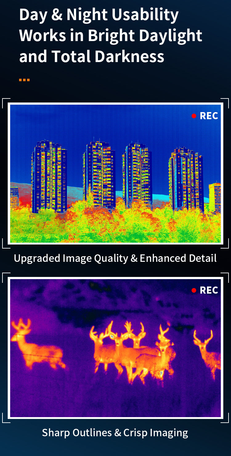 A102/A103 Thermal Imaging Scope | Day & Night Use, IP67 for Search & Rescue