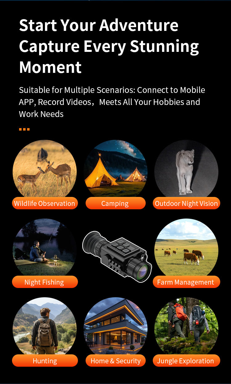 A102/A103 Thermal Imaging Scope | Day & Night Use, IP67 for Search & Rescue