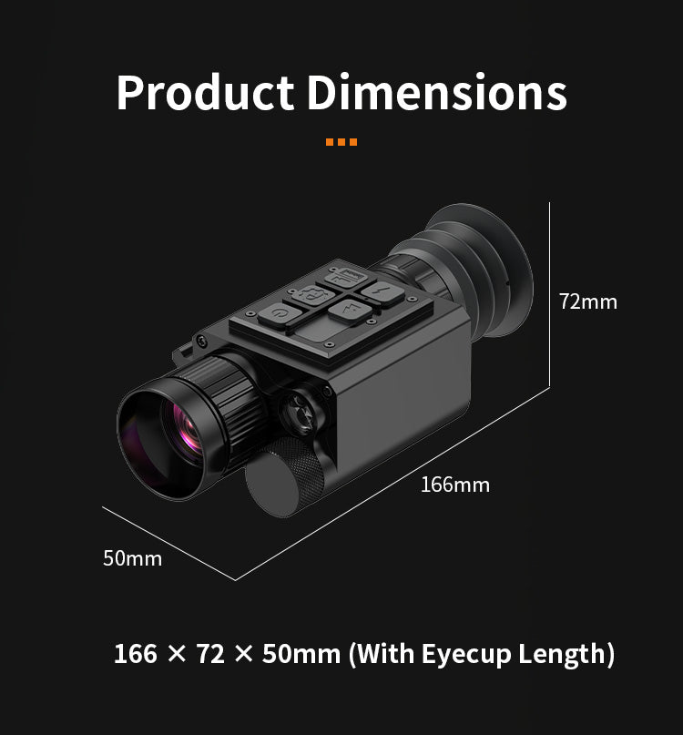 A102/A103 Thermal Imaging Scope | Day & Night Use, IP67 for Search & Rescue