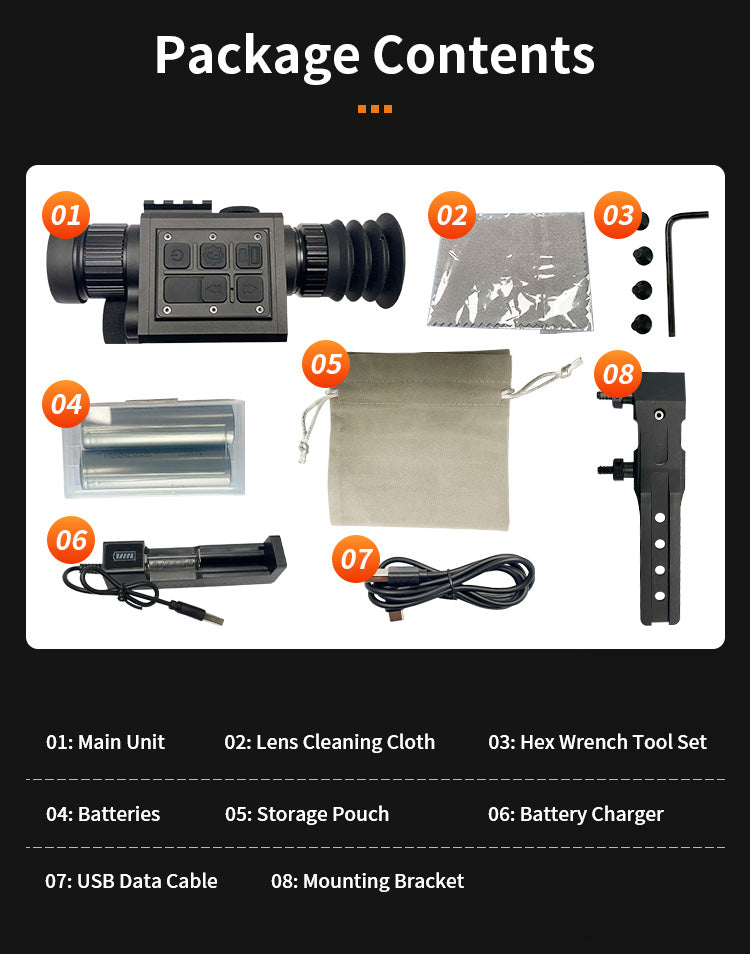 A102/A103 Thermal Imaging Scope | Day & Night Use, IP67 for Search & Rescue