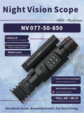 NV-077-50-940 Digital Night Vision Scope | 940nm Invisible IR | 50mm Lens | Full HD Recording