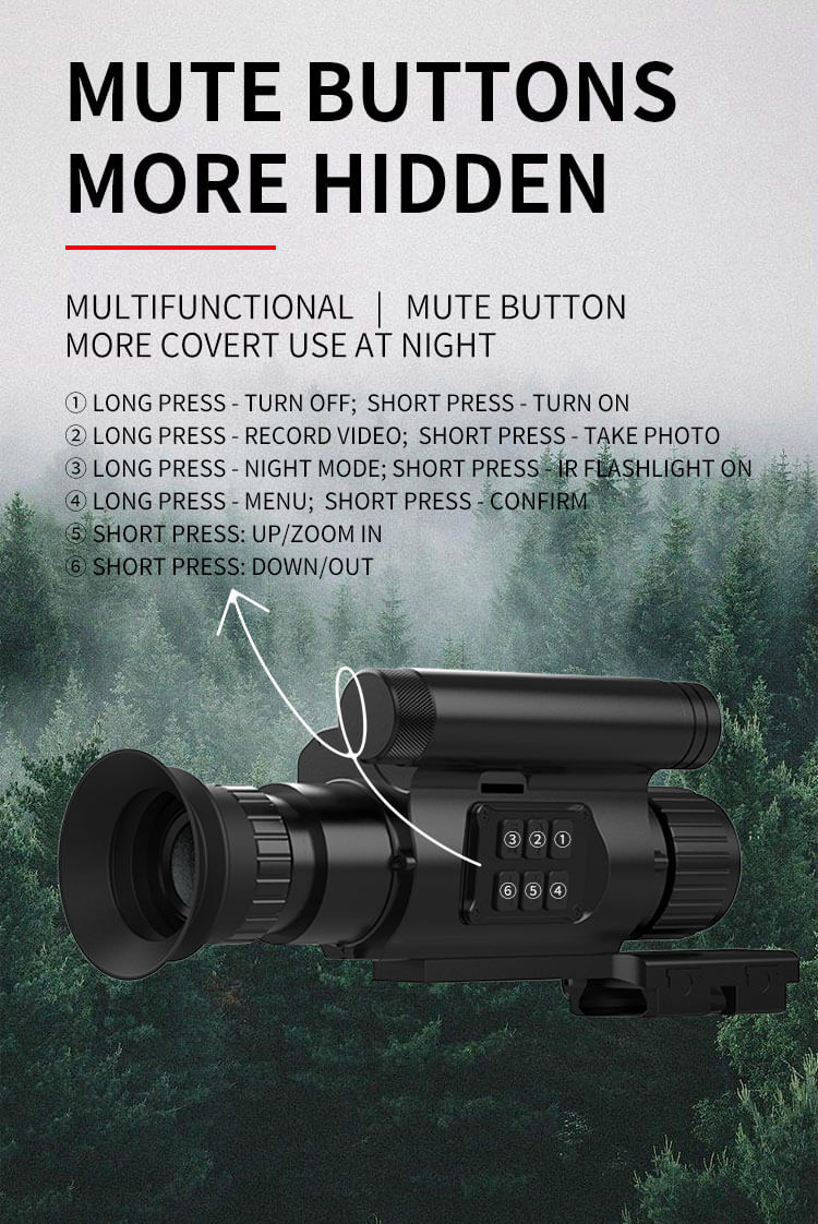 NV 075-25-940 Digital Night Vision Scope | 1080P HD Infrared Monocular for Hunting & Outdoor Obstionvaer