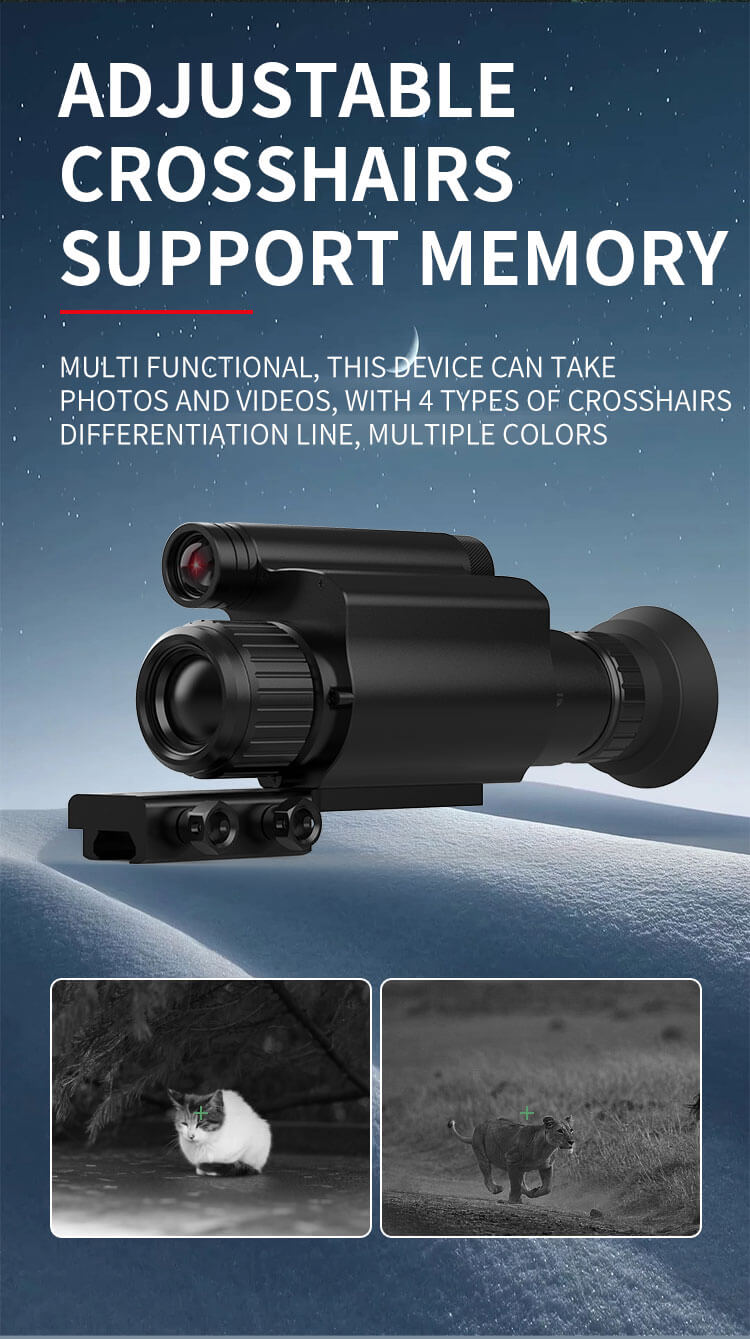 NV 075-25-940 Digital Night Vision Scope | 1080P HD Infrared Monocular for Hunting & Outdoor Obstionvaer