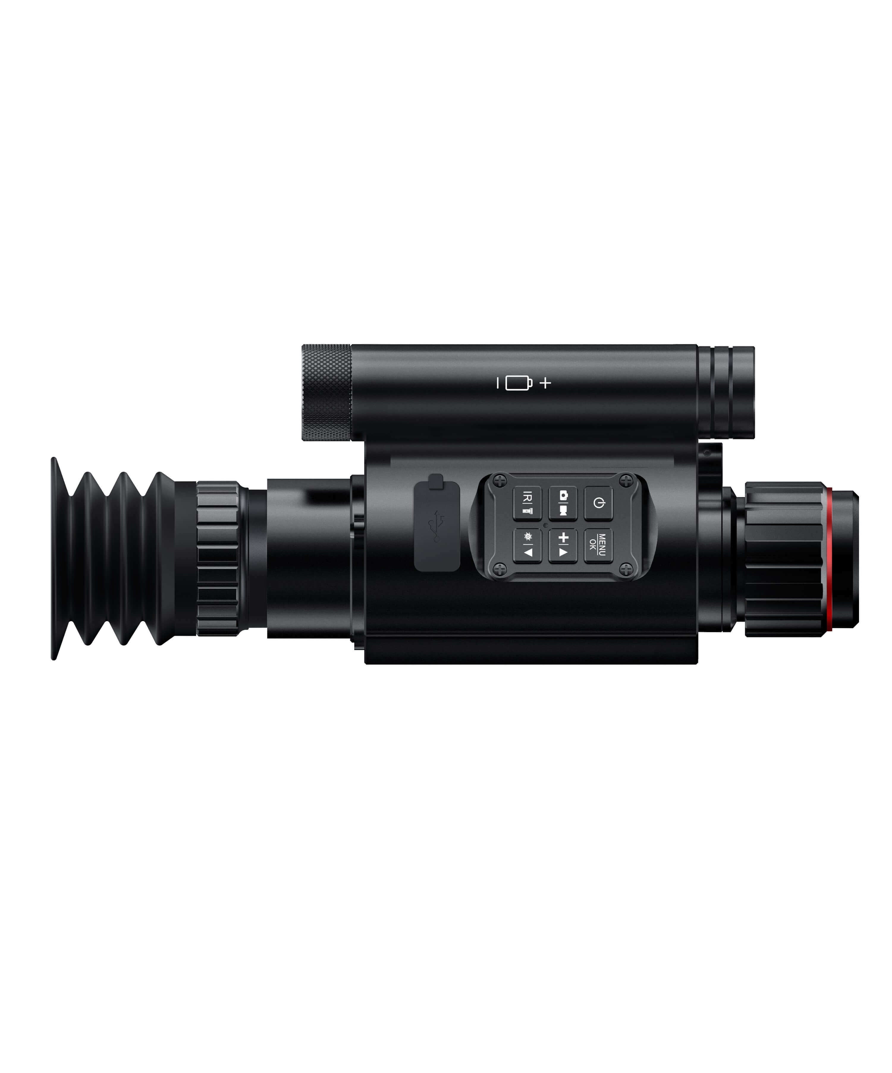 NV-077-50-940 Digital Night Vision Scope | 940nm Invisible IR | 50mm Lens | Full HD Recording